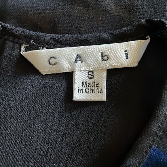 Cabi #565 Buchanan Mixed Print Stripe Leopard Animal Print Tank Size S - Picture 6 of 7